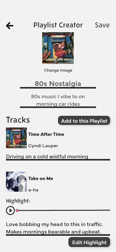 Version 1's Playlist Creator